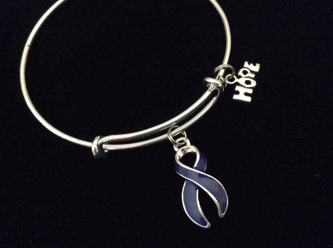 Dystonia Awareness Expandable Charm Bracelet Adjustable Bangle Expandable Bracelet Gift Arthritis Colon Cancer