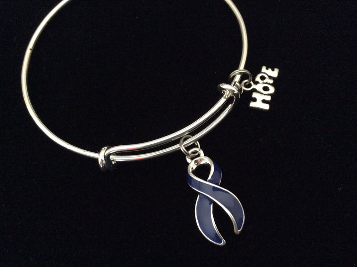 Dystonia Awareness Expandable Charm Bracelet Adjustable Bangle Expandable Bracelet Gift Arthritis Colon Cancer