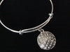 Volleyball Crystal Charm Bracelet Expandable Stacking Bangle Jules Obsession