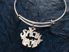 Special Teacher Silver Charm Bracelet